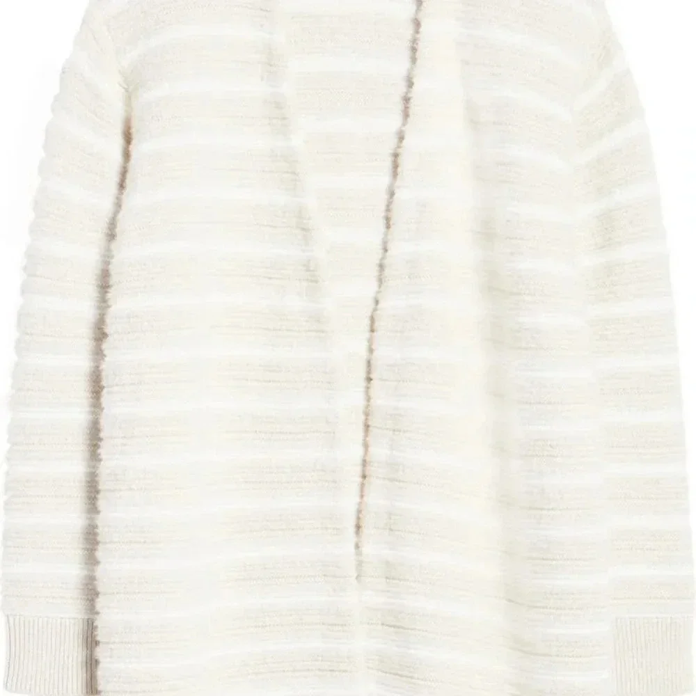 Nordstrom Treasure & Bond Stripe Open Front Cardigan. Size small.